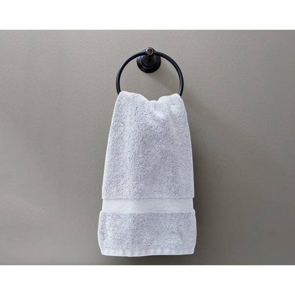 Delara Feather Touch Quick Dry 20 in. x 30 in. Marshmallow Solid 100%  Organic Cotton 650 GSM Hand Towel (Pack of 6) A1HCHTSET-6-Ivy - The Home  Depot