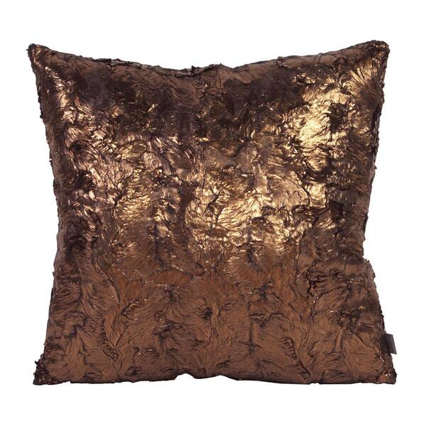Unbranded Gold Cougar Yellows and Golds Solid Polyester 2 in. x 20 in. Throw Pillow