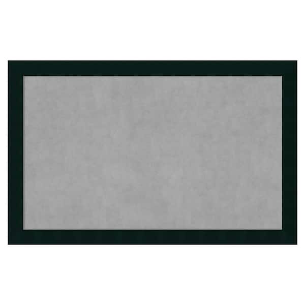 Amanti Art Tribeca Black 44 in. x 28 in. Framed Magnetic Board