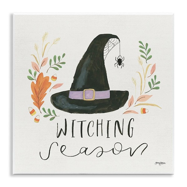Stupell Industries Whimsical Witching Season by Jenaya Jackson 1-Piece Unframed Graphic Print Typography Poster Art Print 12 in. x 12 in.