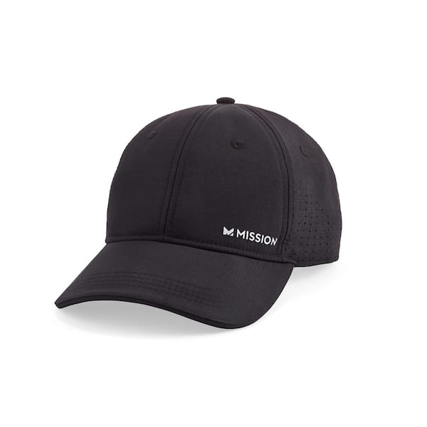 Mission 1 Size Black Fits Most Cooling Vented Performance Hat