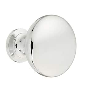 Allison Value 1-1/4 in. (32 mm) Polished Chrome Round Cabinet Knob (25-Pack)