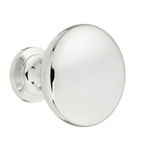25-Pack Edona 1 1/4 in.  32mm  Traditional Polished Chrome Round Cabinet Knobs