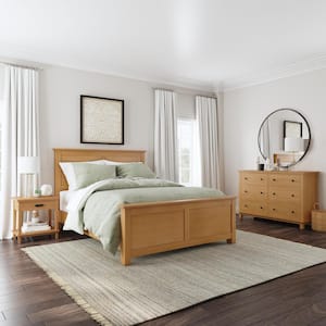 Oak Park 3-Piece Oak Queen Bedroom Set