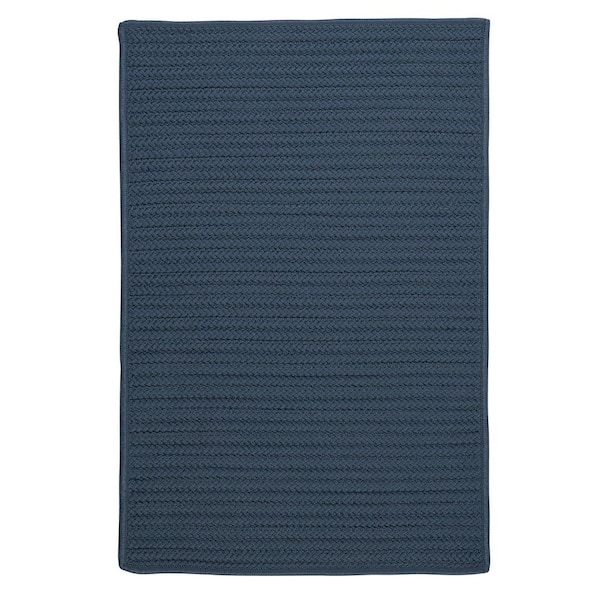 Colonial Mills Simply Home Lake Blue 5 ft. x 8 ft. Solid Indoor/Outdoor Area Rug