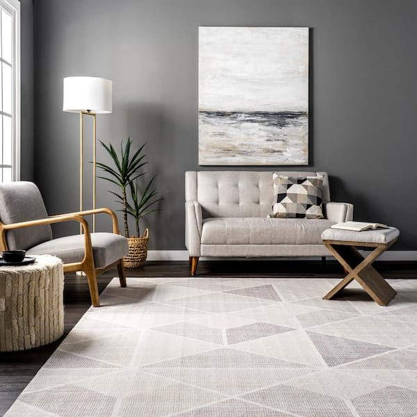 Neutral Hexagon Pattern Area Rug. Indoor or Outdoor Rug 2x3 -   White  area rug living room, Rugs in living room, Honeycomb pattern