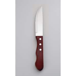 Oneida Caspian by 1880 Hospitality B907KSSC 9 1/4 Stainless Steel Smooth  Edge Steak Knife with Full Tang Blade - 12/Case