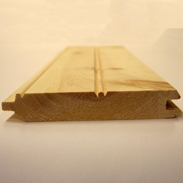 Unbranded 1 in. x 6 in. x 12 ft. Southern Yellow Pine Beaded V-Joint Board