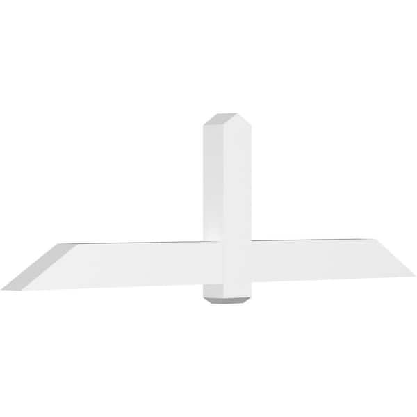 Ekena Millwork Eugene 84 in. W x 24.5 in. H x 4 in. D Signature Polyurethane Bracket