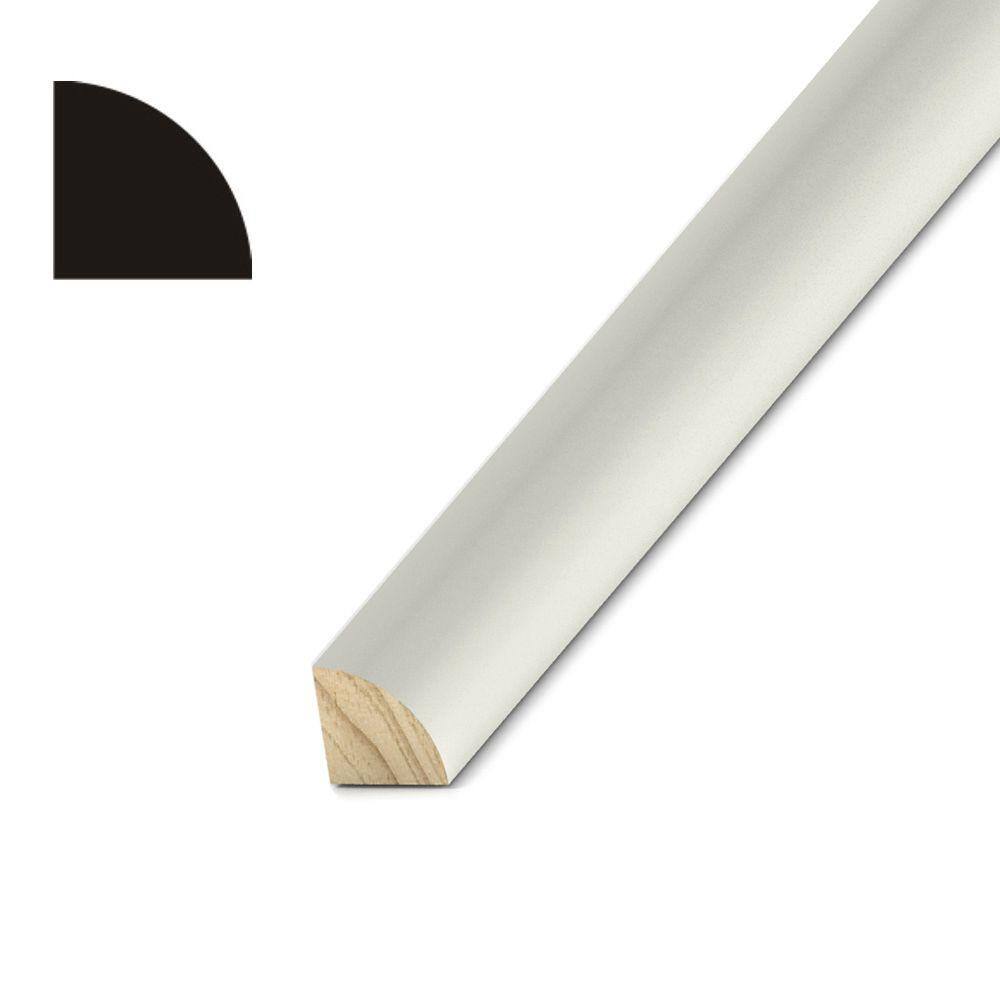 3/4 in. x 3/4 in. Treated Primed Pine Quarter Round Moulding EX614PR ...