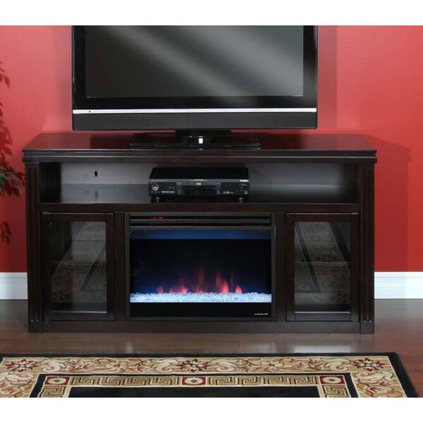 Muskoka Rosemont 58 in. Media Console Electric Fireplace in Espresso