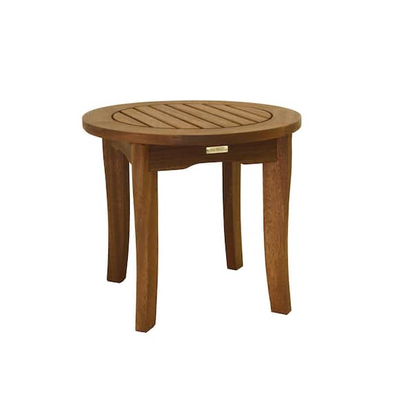 Outdoor Interiors Wood Outdoor Side Table