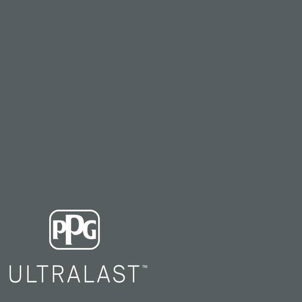 PPG UltraLast 5 gal. #PPG1036-7 Mostly Metal Matte Interior Paint and Primer