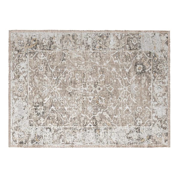 Addison Rugs Sterling Taupe 1 ft. 8 in. x 2 ft. 6 in. Indoor/Outdoor
