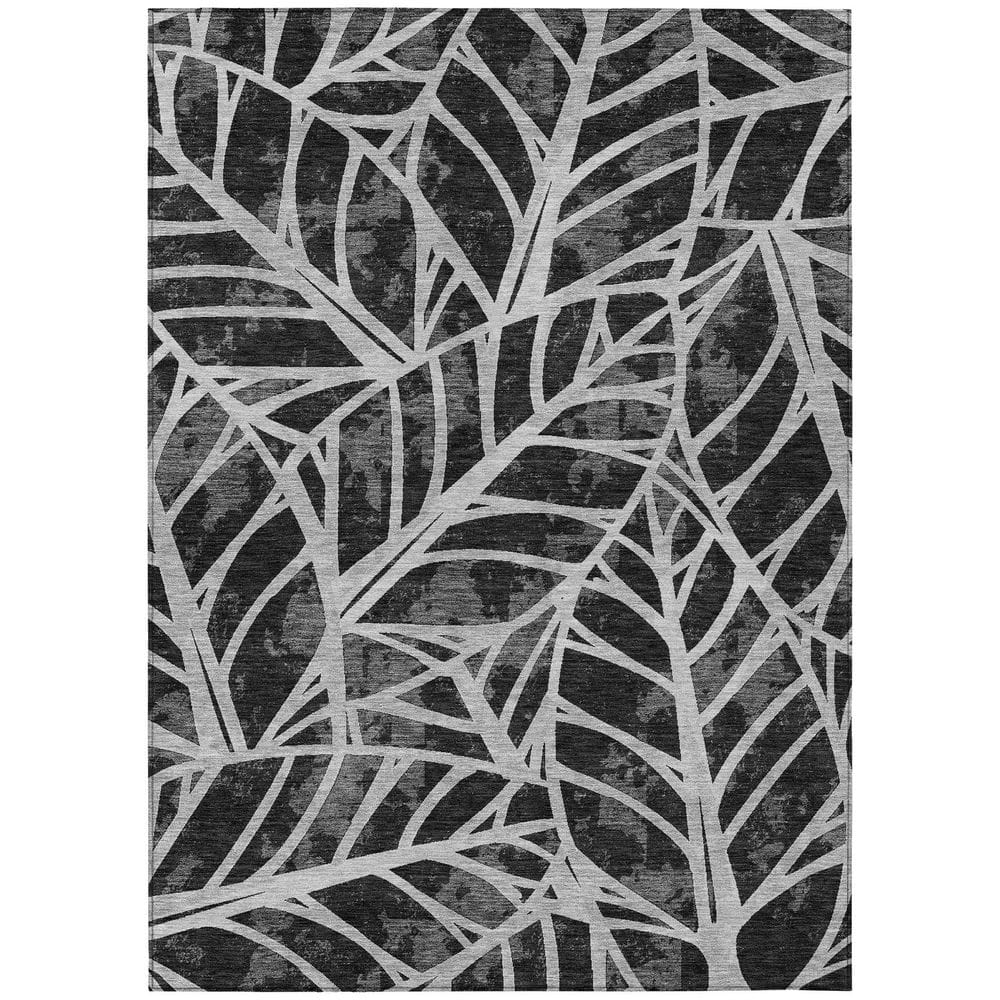 Chantille Machine Washable Indoor/Outdoor Abstract ACN2866 Black 10 ft. x 14 ft. Area Rug price history on PriceWatchPro