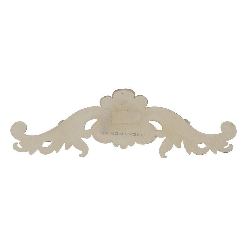 Primed Architectural Urethane Scroll Onlay 7.25'' H x 23.5'' W