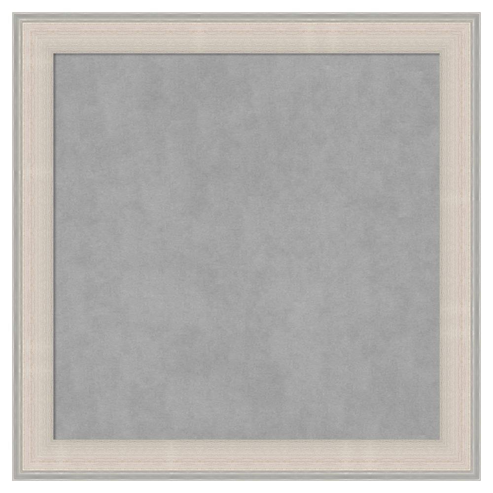 Cottage White Silver 28 in. x 28 in. Framed Magnetic Board price history on PriceWatchPro