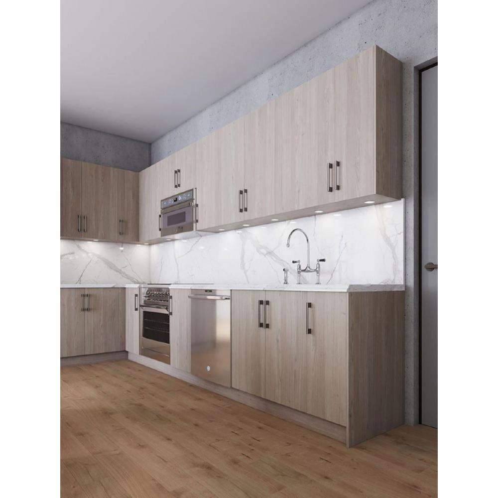Cambridge 42" Grey Driftwood Wall Cabinet with Adjustable Shelves
