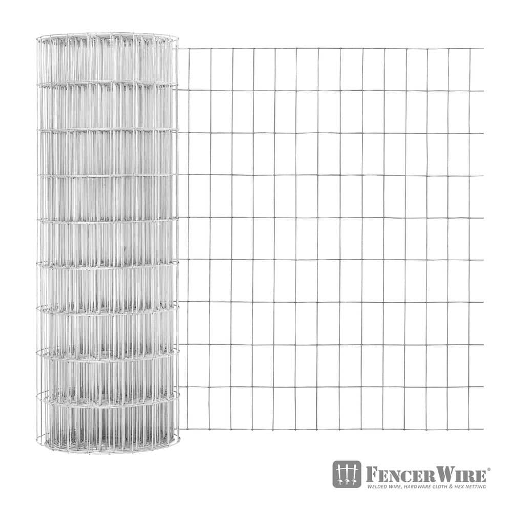 Galvanized Welded Wire Fence 12.5 Gauge 50 ft Roll