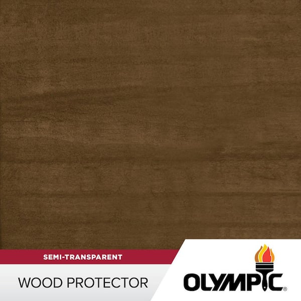 Wood Protector 1 gal. ST-2012 Dark Oak Exterior Semi-Transparent Stain Plus Sealer in One
