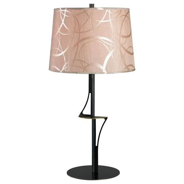 Kenroy Home Spinner 28 in. Oxidized Bronze Table Lamp