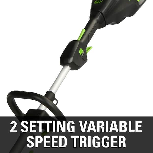 Greenworks X-Range 16 in. 60-Volt Battery Cordless Brushless Bike Handle String Trimmer (Tool-Only)