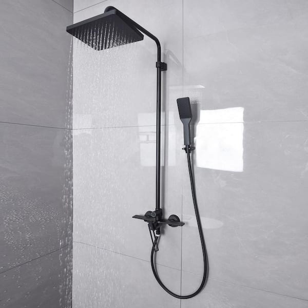 Senlesen 44.88'' Shower Panel with Fixed Shower Head | Wayfair