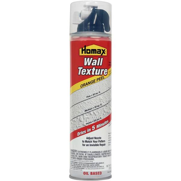 Homax 10 Oz Wall Orange L Quick Dry Oil Based Spray Texture 4050 06 - Wall And Ceiling Texture Home Depot