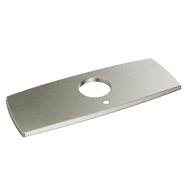 American Standard Paradigm Selectronic 4 in. Metal Deck Plate in Brushed  Nickel 702P400.295 - The Home Depot