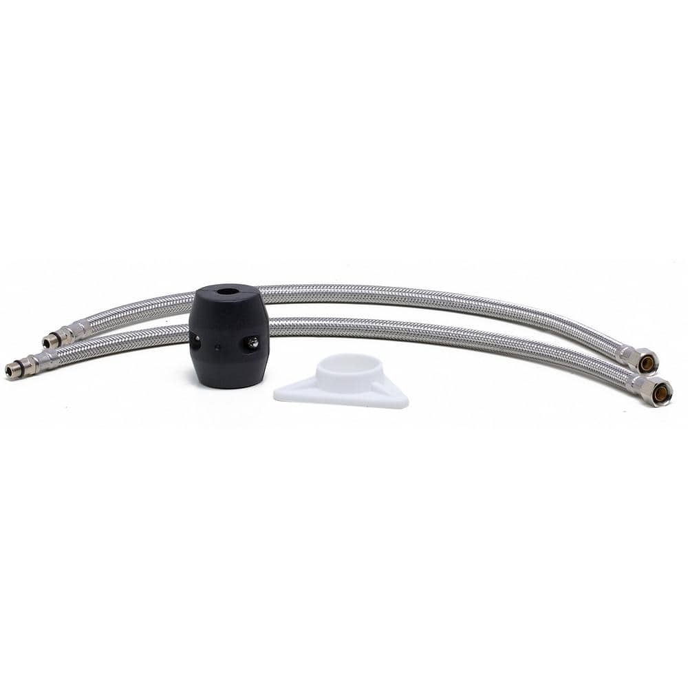 Polished Stainless Steel Pull-Down Kitchen Faucet with Spray