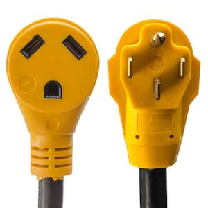 18 in. 125-Volt 50 Amp Male to 30 Amp Female Dog-bone RV Camper Power Cable
