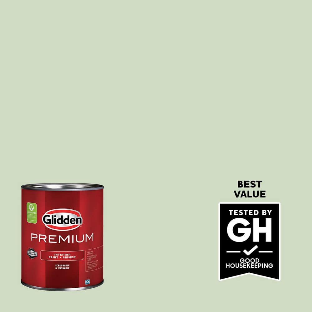 1 qt. PPG1121-3 Pale Moss Green Eggshell Interior Paint price history on PriceWatchPro