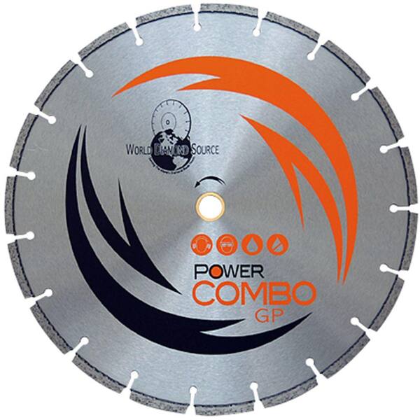 World Diamond Source 4 in. Power Combo Dry Segmented Diamond Blade