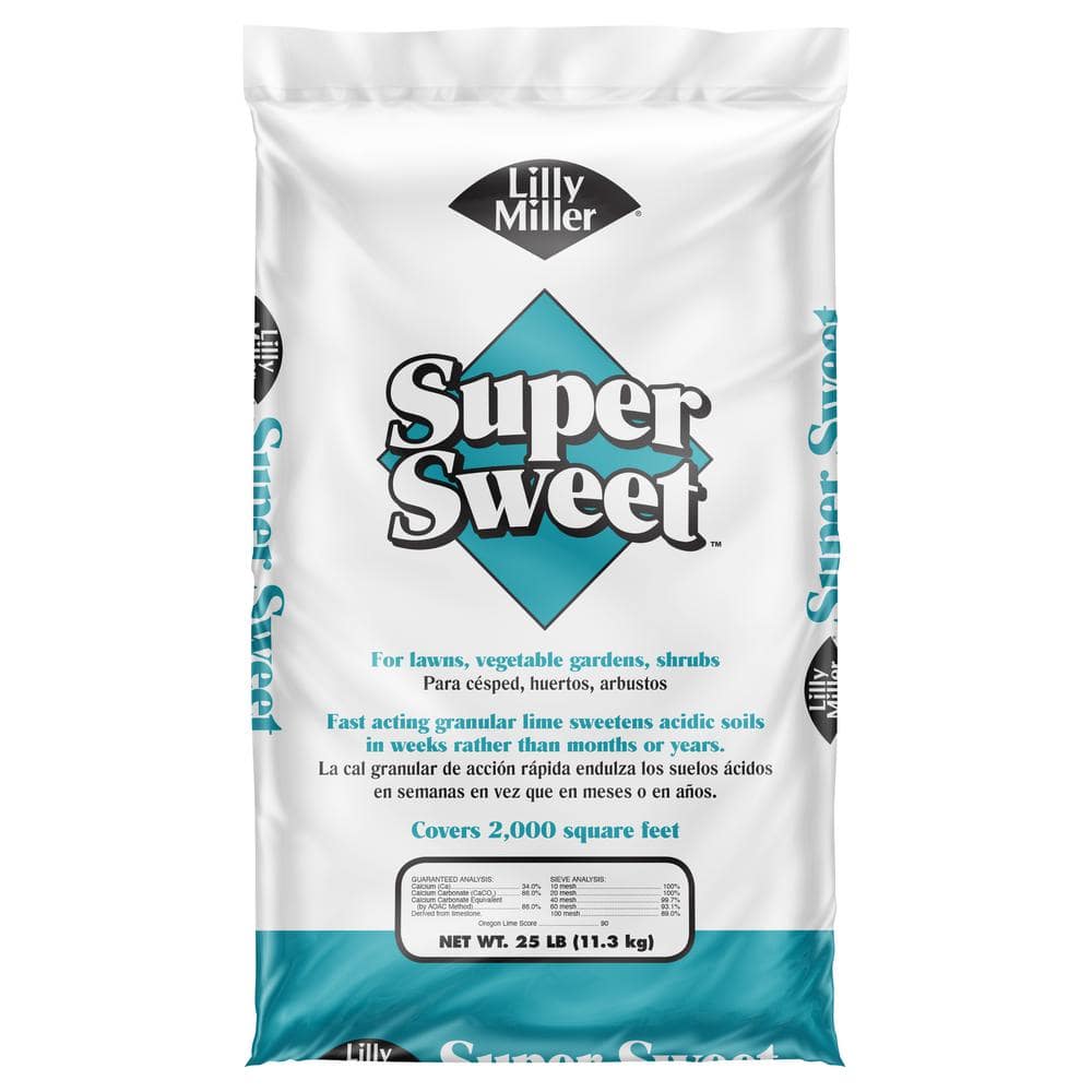 Lilly Miller Super Sweet 25 lb. Lime Soil Amendment for Lawns and