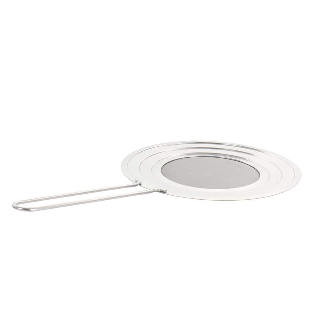 Oster 4 Quart Stainless Steel Saute Pan with Lid and Splatter Guard