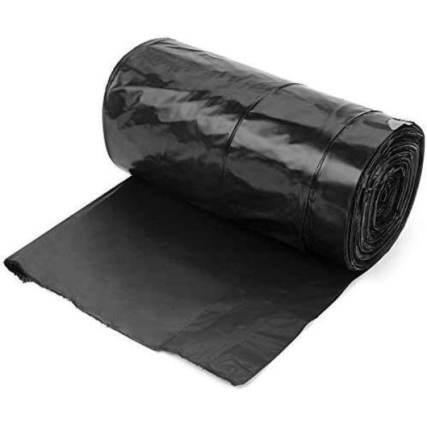 Aluf Plastics 26 gal. 0.9 Mil Clear Garbage Bags 28 in. x 39 in. Pack of 200 for Home, Office, Industrial and Municipal