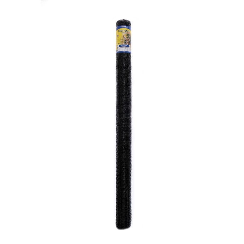 Tenax 7.5 ft x 100 ft Black UV-Stabilized Plastic Deer Fence