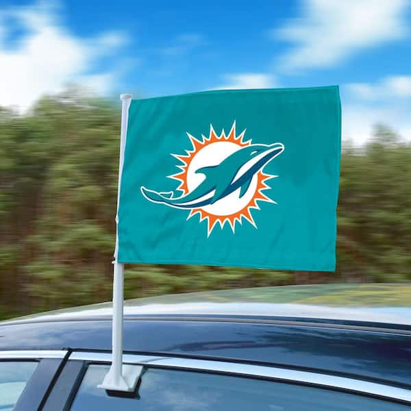 FANMATS NFL Miami Dolphins Car Flag 26147 - The Home Depot