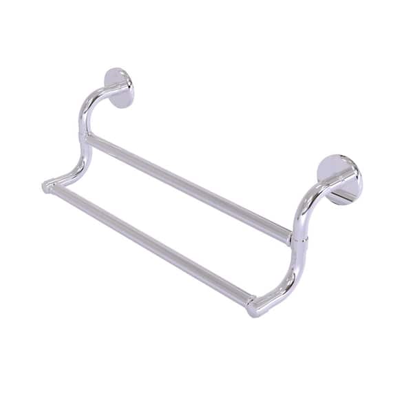Remi Collection 30 in. Wall Mounted Double Towel Bar in Polished Chrome