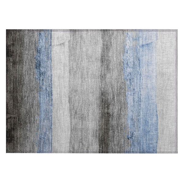 Chantille Machine Washable Indoor/Outdoor Abstract ACN1883 Sky 2 ft. x 3 ft. Accent Rug
