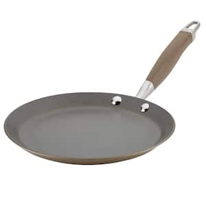 9.5 in. Hard Anodized Ultra-Durable Stain-Resistant Nonstick Crepe Pan in Bronze with Comfortable SureGrip Handle