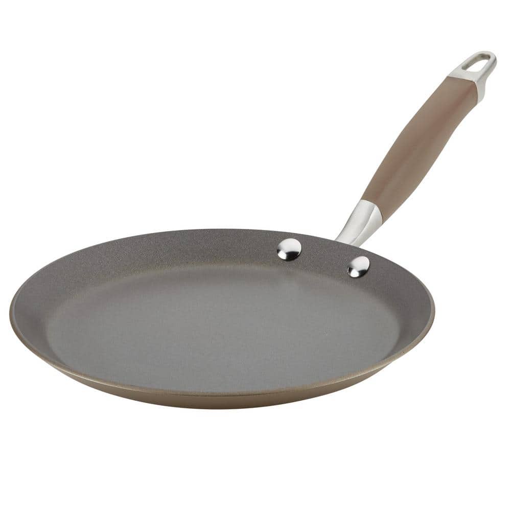 9.5 in. Hard Anodized Ultra-Durable Stain-Resistant Nonstick Crepe Pan in B