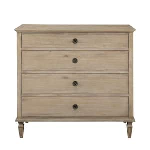 Victoria Light Natural 4 drawer 40 in. wide Chest of Drawers