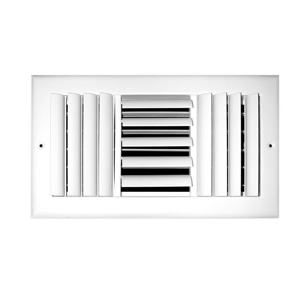 Everbilt 8 in. x 6 in. 3Way Adjustable Curved Blade Wall/Ceiling