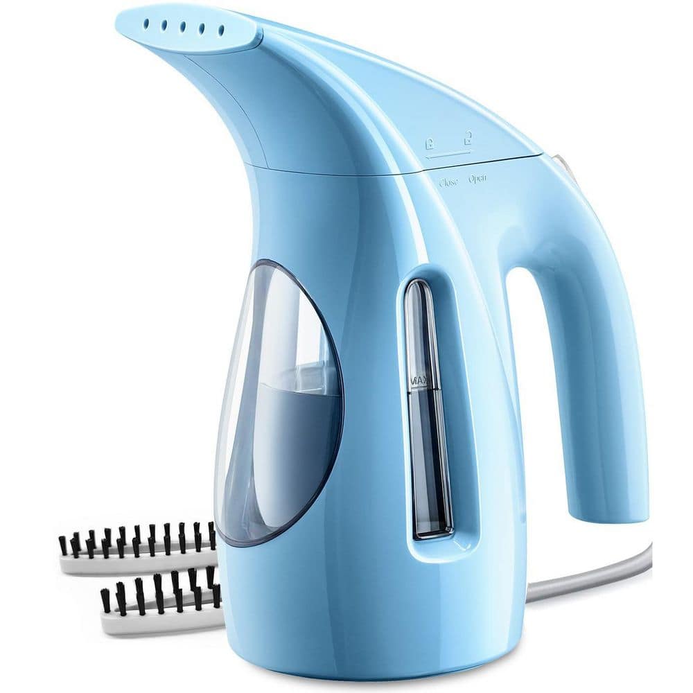 1-Piece Bath Accessory Set in Pastel Blue, Portable Handheld Clothing Steamer, Fabric Quick Wrinkle Remover with Brush price history on PriceWatchPro