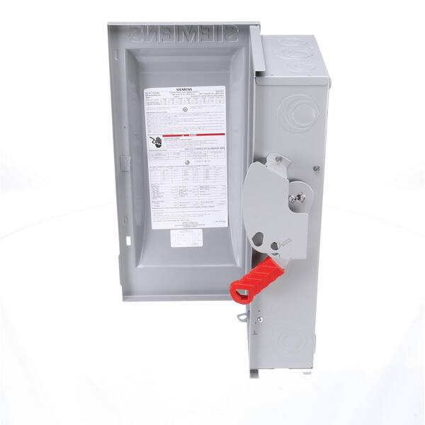 Siemens Heavy Duty 100 Amp 600-Volt 3-Pole Indoor Fusible Safety