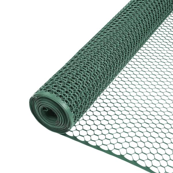 Everbilt 3/4 in. Mesh x 3 ft. x 25 ft. Black Plastic Poultry Netting  889240A - The Home Depot