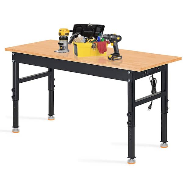 ◼️4drawers wood working table 作業台 AirWire 48 in. W x 24 in. D Heavy-Duty Work Bench Adjustable