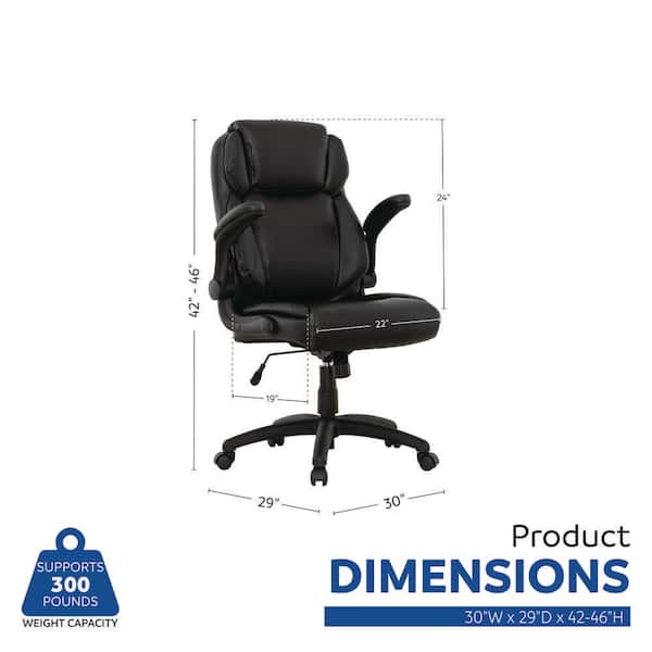 Sealy Winthrop Bonded Leather Adjustable Ergonomic Executive