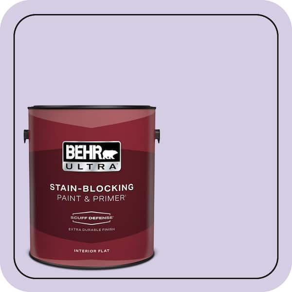 BEHR ULTRA 1 gal. #640A-3 Potentially Purple Extra Durable Flat Interior Paint & Primer
